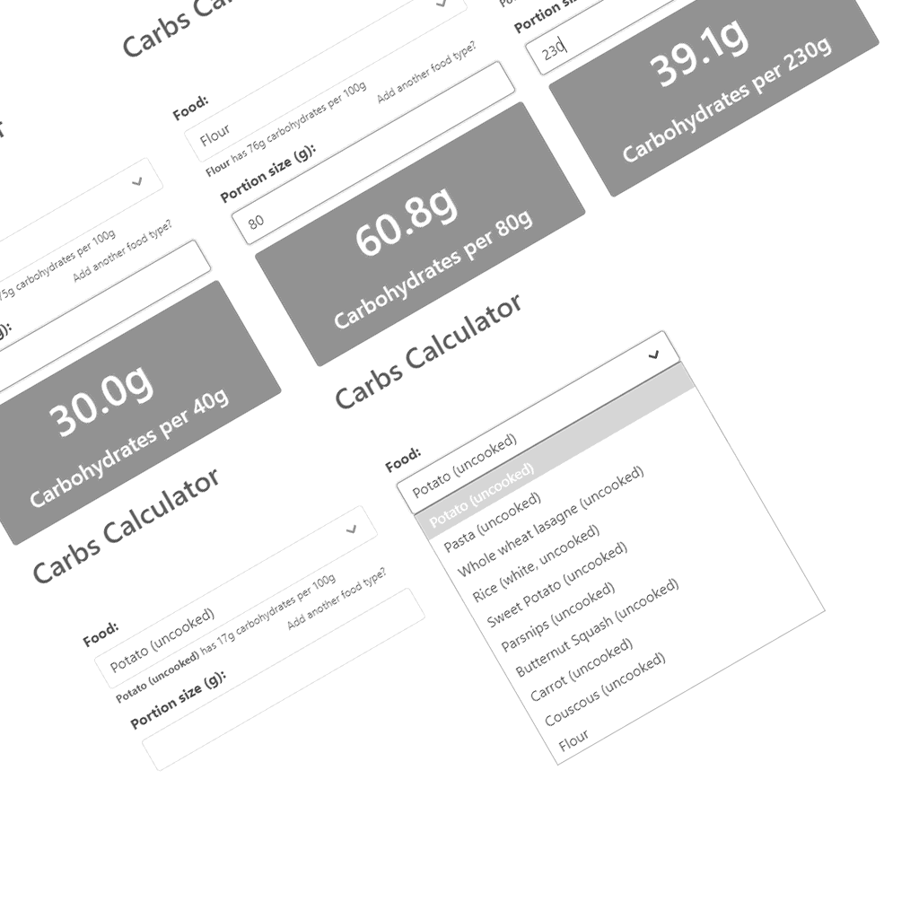 Carbs Calculator Max Glenister